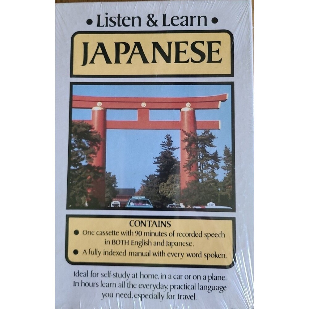 LISTEN & LEARN JAPANESE (DOVER'S LISTEN AND LEARN SERIES) By Dover